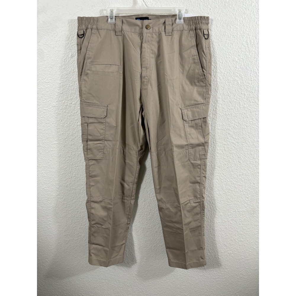 Galls Tac‎ Force Tactical Pants Mens 40x30 Khaki Ripstop Cargo Utility TR2597